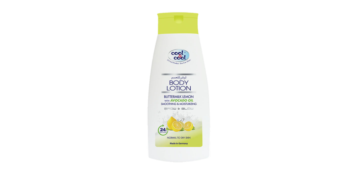 Cool & Cool Body Lotion Butter Milk Lemon with Avocado Oil 500ml