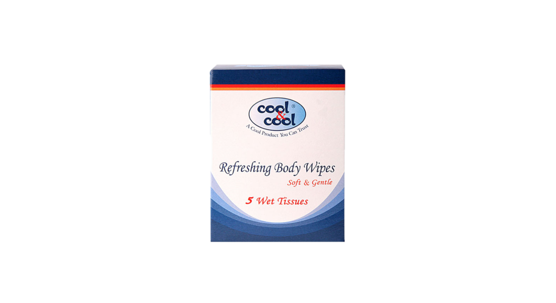 Cool & Cool Refreshing Body Wipes (5pc)