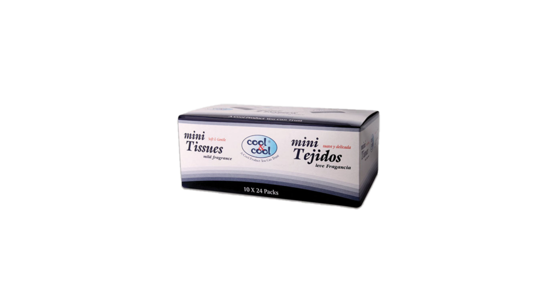 Cool & Cool Compact Mini Tissues (10x24 Pc)