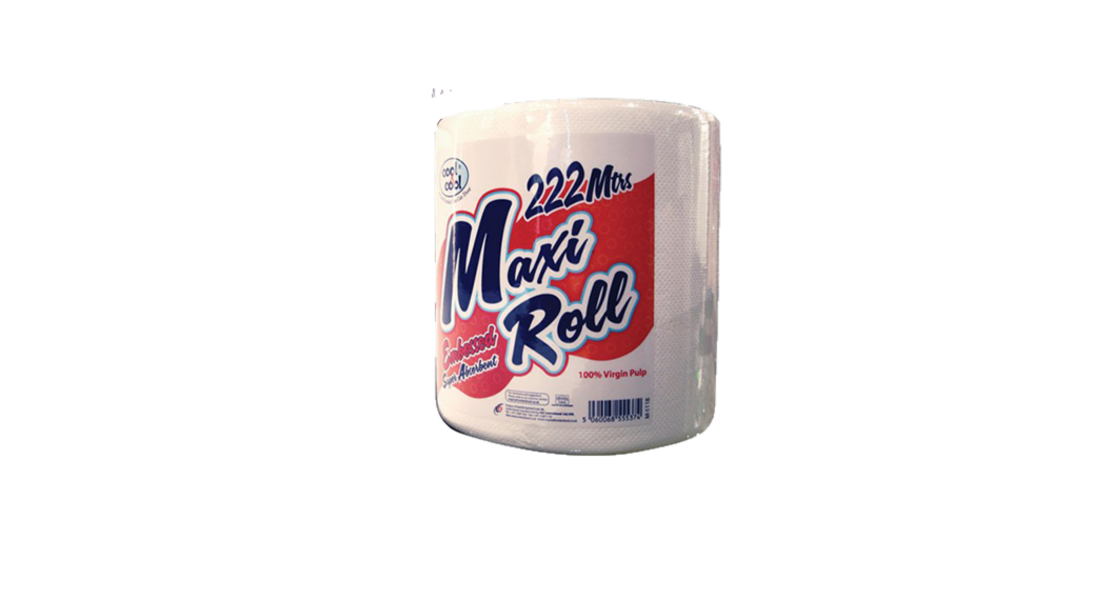 Cool & Cool Maxi Roll 222Mtrs White