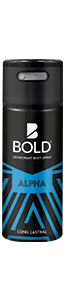 Bold Alpha Body Deodorant 150ml