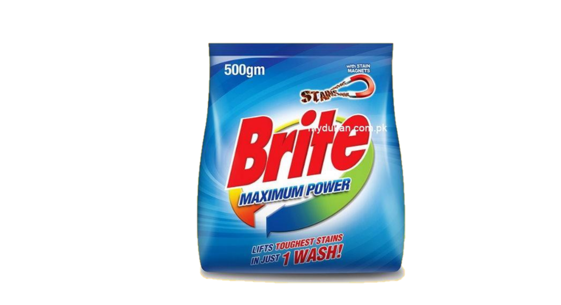 Brite Maximum Power Laundry Detergent Powder 500g