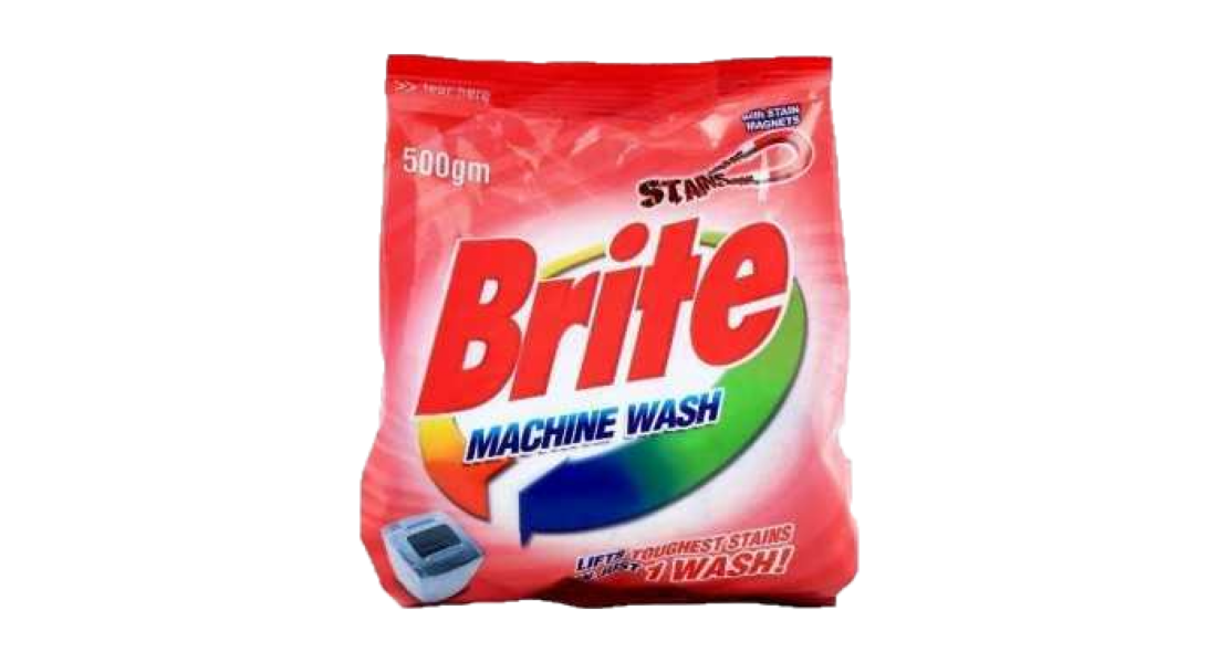 Brite Machine Wash Laundry Detergent Powder 500g