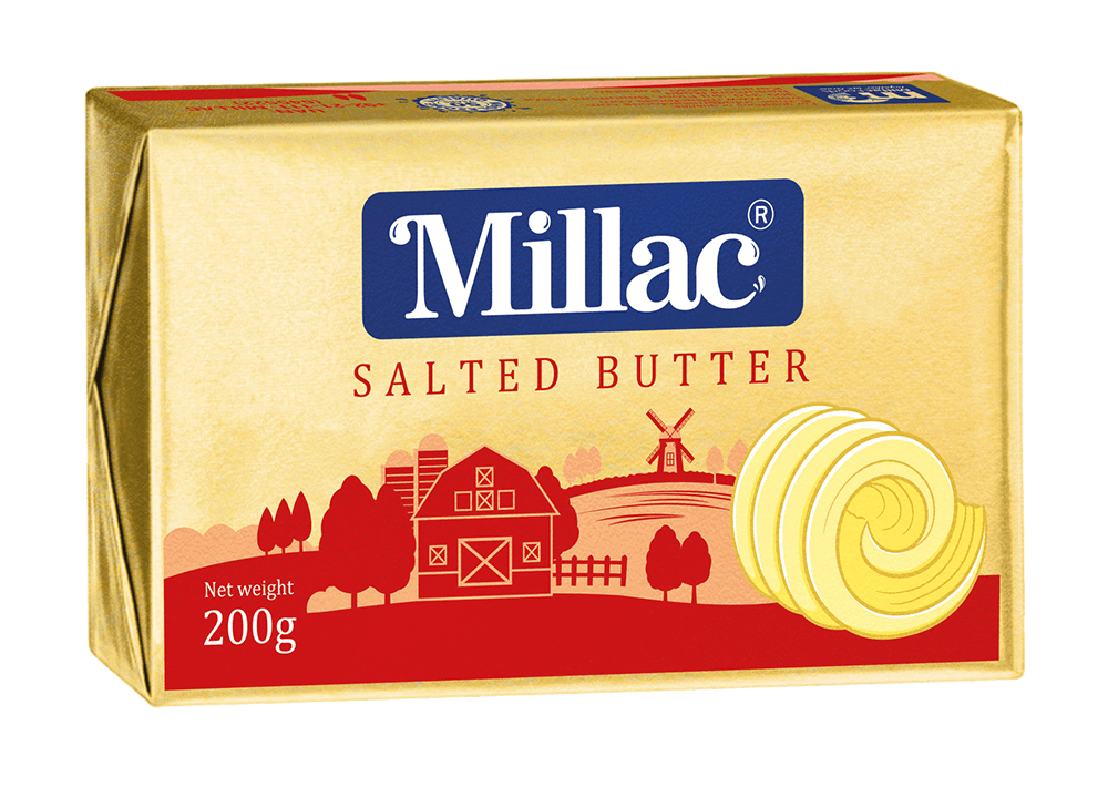Millac salted Butter 200g