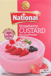 National Strawberry Custard 300g