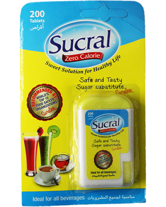 Sucral Zero Calorie Sugar Sweetener 200 Tablets