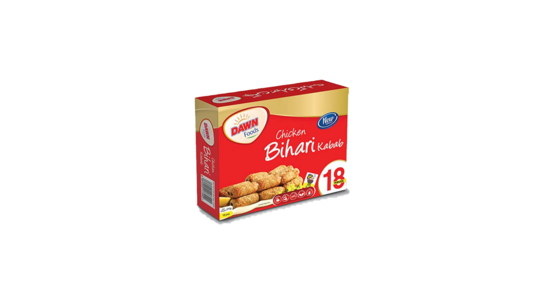 Dawn Foods Chicken Bihari Kabab (18 Pieces)