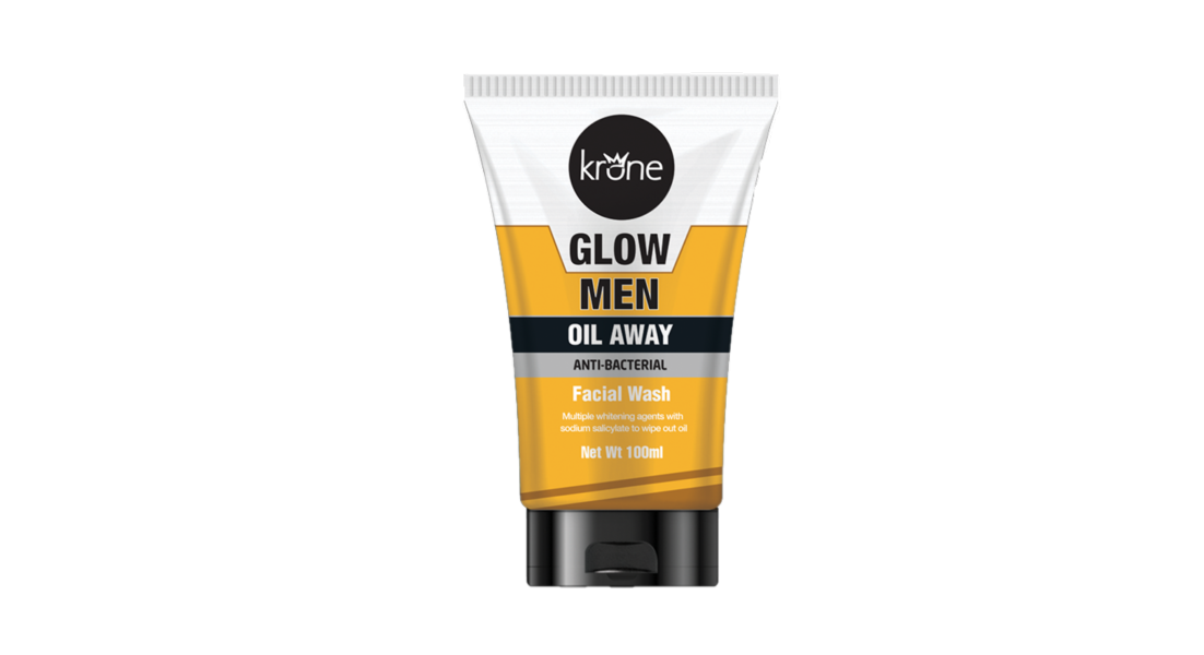 Krone Glow Men Anti-Bacterial Face Wash Oil Away 100ml