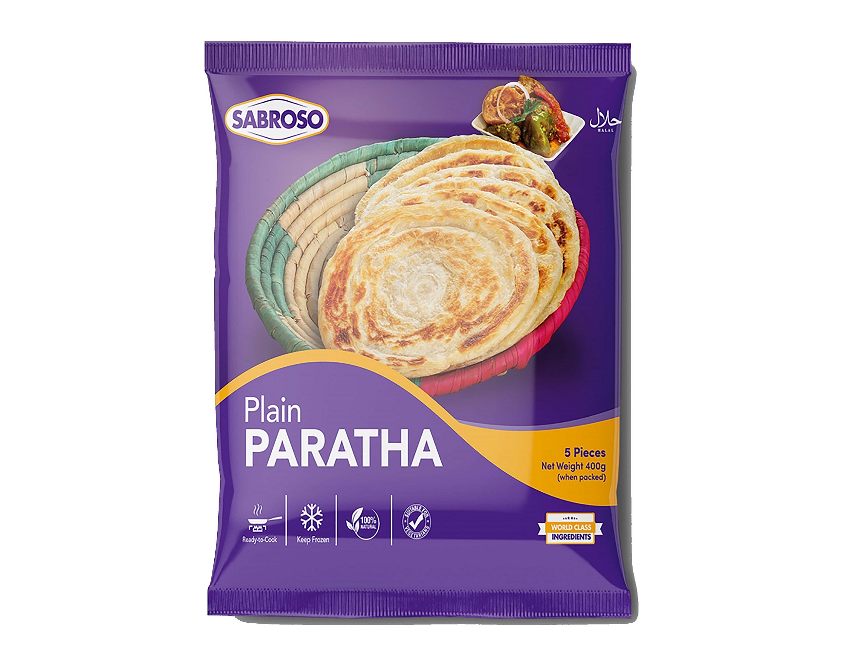 Sabroso Plain Paratha 400g