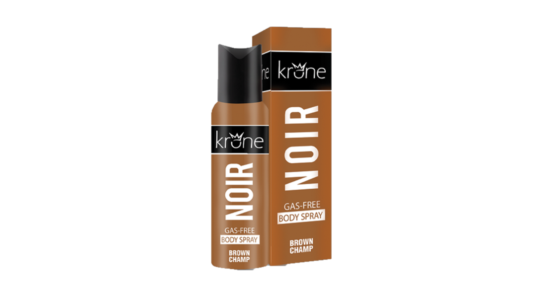 Krone Noir Gas Free Body Spray- Brown Champ 125ml