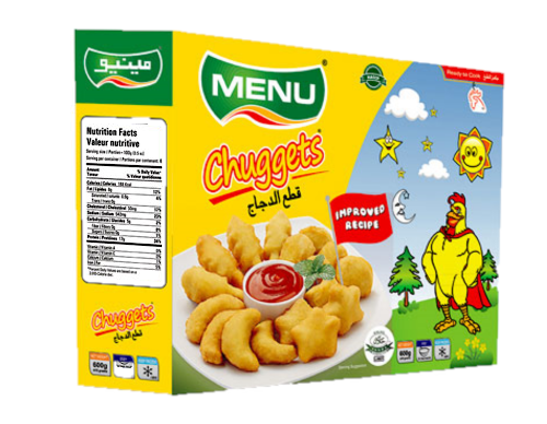 Menu Chuggets 600g
