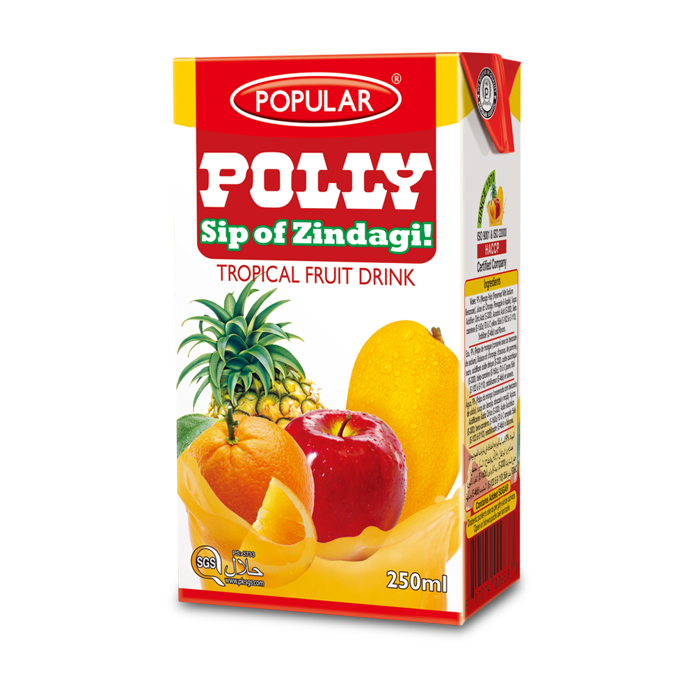 Polly Tropical Fruit Drink 250ml