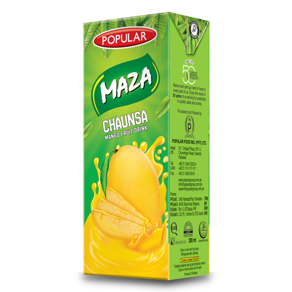 Maza Chaunsa Mango Fruit Drink 250ml