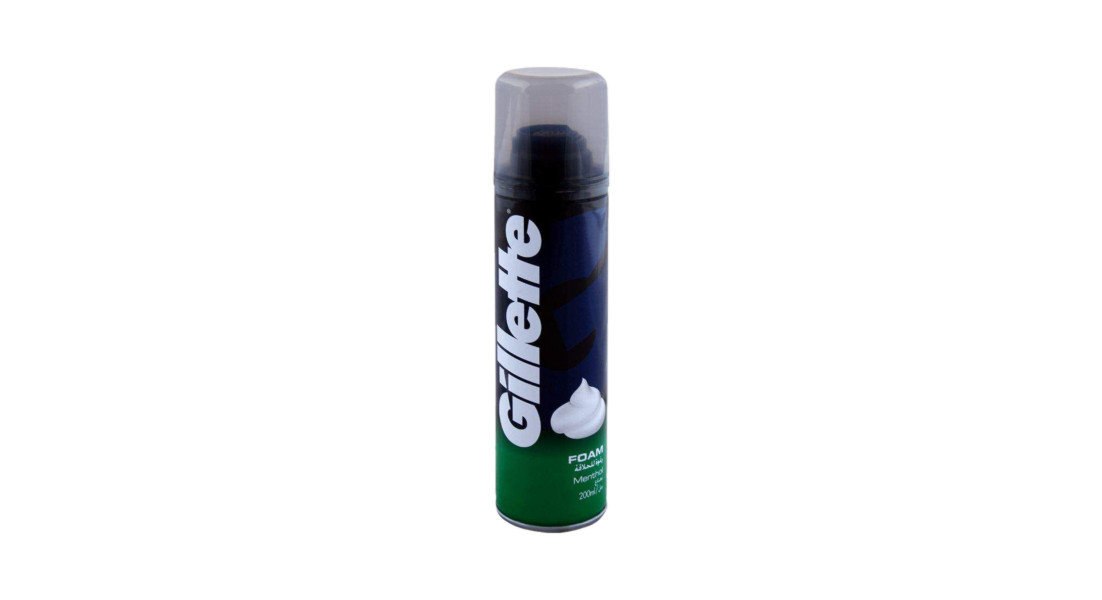 Gillette Menthol Shaving Foam 200ml