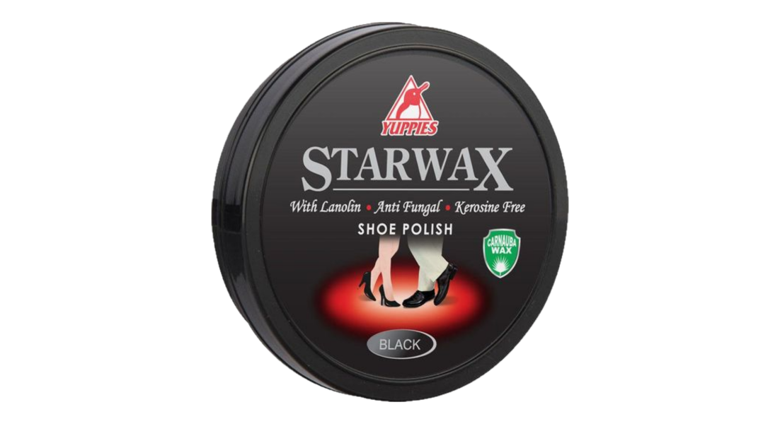 Yuppies Star Wax Shoe Polish Black 48ml